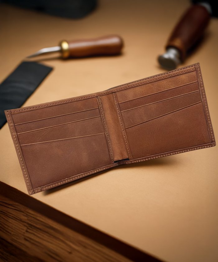 Crazy Kanguru Bölmeli Hakiki Deri Cüzdan Taba 1026