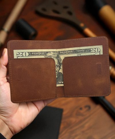 Mıknatıslı Kartlık Hakiki Deri Taba Renk