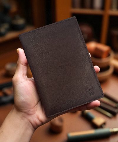 Kahverengi Deri Cüzdan Büyük Boy