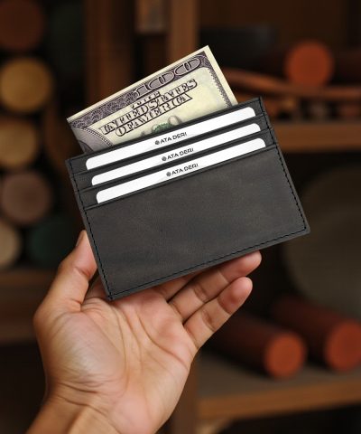 Crazy Deri Antrasit Kartlık 055